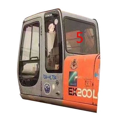 A máquina escavadora Glass Cab Window de 4457180 HITACHI moderou a posição de vidro NO.5 do verso