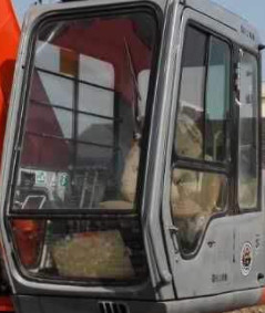 4457160 vidros Front Up Position A de Cab Window Tempered da máquina escavadora de HITACHI com selo