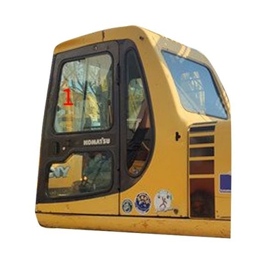Posição de vidro NO.1 da inclinação do lado esquerdo do táxi de KOMATSU da máquina escavadora
