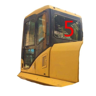 a máquina escavadora de vidro Cabin Back Side KOMATSU do táxi largo de 520mm curvou o vidro moderado