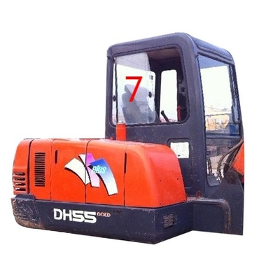 Posição lateral direita NO.7 de Komatsu Cab Glass da máquina escavadora de DAEWOO DH55 do PONTO