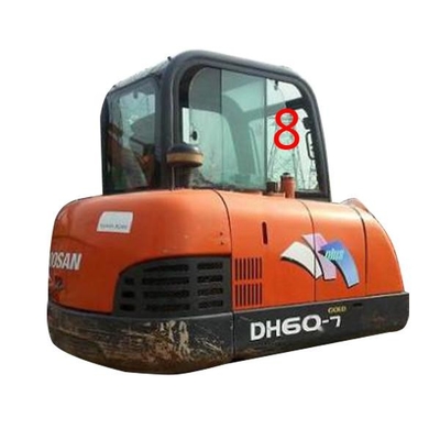 DH60-7 DH55 55V-WV solar DOOSAN Mini Excavator Glass moderado de vidro