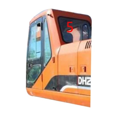 Substituição moderada de vidro da janela de verso de Cabin DOOSAN da máquina escavadora DH215-9