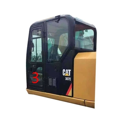 Vidro resistente de dobra do táxi de CATERPILLAR para posição NO.3 da porta esquerda do OEM dos escavadores a mais baixa