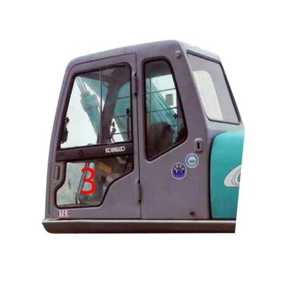Porta deixada mais baixa posição NO.3 de Cab Glass Tempered da máquina escavadora da posição