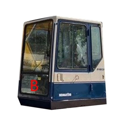 Máquina escavadora verde Front Windscreen Replacement Bending Resistant