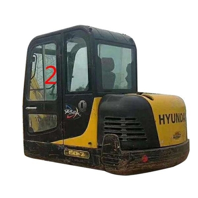 A máquina escavadora Door Window Replacement de HYUNDAI R60-7 saiu da posição lateral reta NO.2