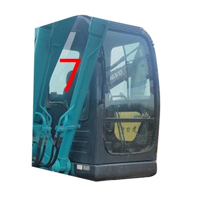 O para-brisa da posição NO.7 de Glass Right Side da máquina escavadora de SK-6 SK-8 SK230-6 KOBELCO moderou o vidro
