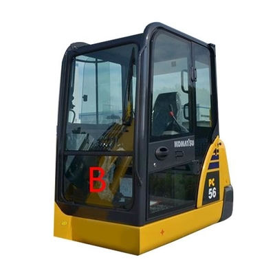 Vidro moderado substituição de PC56-7 PC56 Front Down Komatsu Excavator Glass Position.B