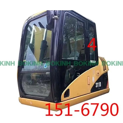 Posição traseira NO.4 da porta esquerda de Window Replacement 151-6790 da máquina escavadora de CATERPILLAR