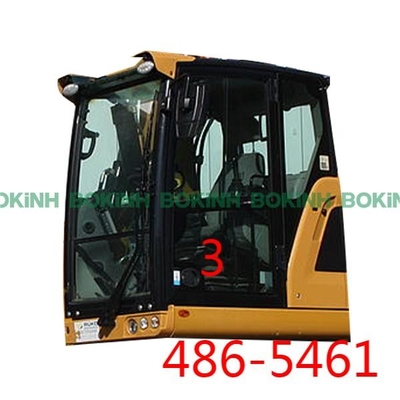 486-5461 posição de vidro NO.3 da porta esquerda do táxi de CATERPILLAR a mais baixa moderou o vidro