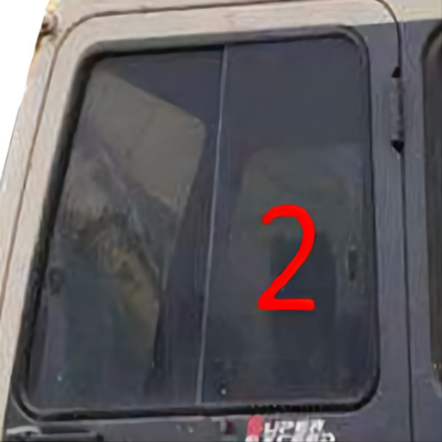 O para-brisa de KATO Digger Window Replacement Left Side moderou o vidro