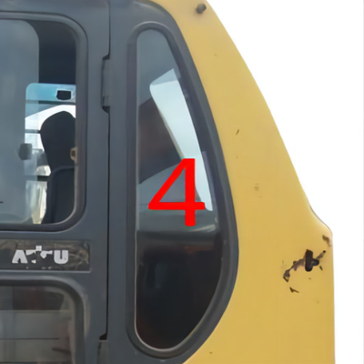 Posição esquerda de vidro moderada para-brisa No.4 do verso do táxi