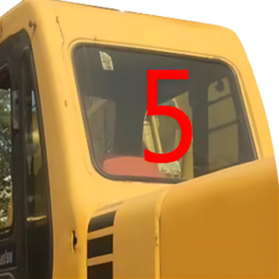 verso de vidro NO.5 KOMATSU de 580mm do táxi grosso da altura 5mm