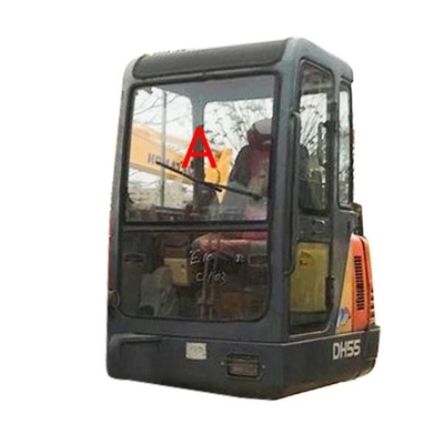 Máquina escavadora Cab Glass Front Up Position A 5mm de DAEWOO DH55 grossos