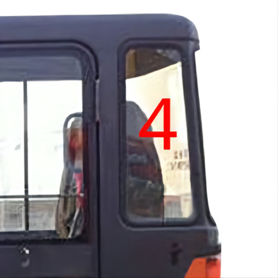 A substituição de Rear Windshield Glass da máquina escavadora de DAEWOO DH55 moderou