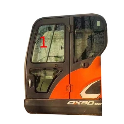 Para-brisa inclinado da posição NO.1 do vidro de Cabin Left Side da máquina escavadora de DX70 DX90-9C