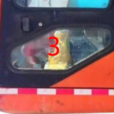 A máquina escavadora Windshield Left Door do vidro 5mm de DX225LC-7 DX150LC-7 DOOSAN abaixa a posição NO.3