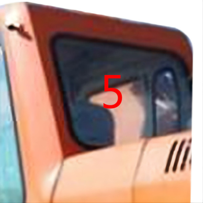 Substituição moderada de vidro da janela de verso de Cabin DOOSAN da máquina escavadora DH215-9