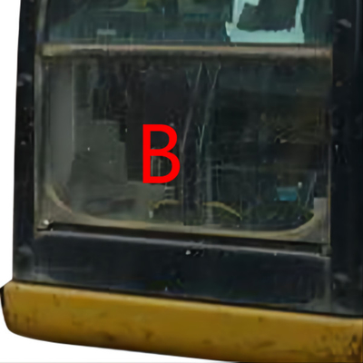 Táxi Front Down Position B de Glass Replacement CATERPILLAR da máquina escavadora de CAT307E E307E