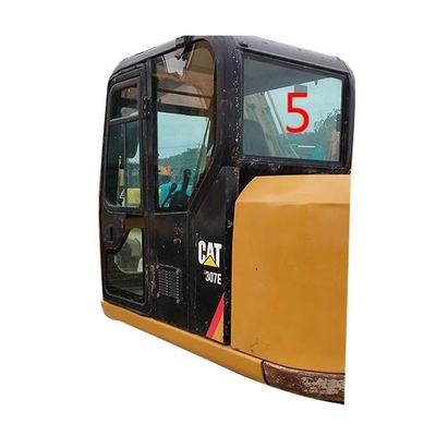 O para-brisa de vidro da posição NO.5 do verso do táxi de Cabin CATERPILLAR da máquina escavadora moderou o vidro