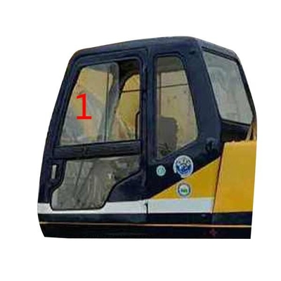 RoHS deixou a máquina escavadora inclinada lateral Cab Glass da posição 725mm a posição larga NO.1