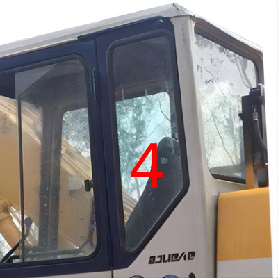 Posição No.4 do verso da porta esquerda dos escavadores de Cab Glass For da máquina escavadora de KOMATSU