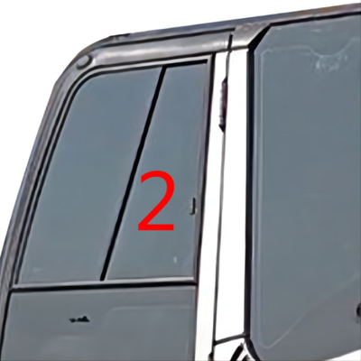 Máquina escavadora reta Glass Replacement da porta esquerda da posição 4mm densamente