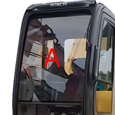 máquina escavadora Cab Glass Front Up Position A de HITACHI da altura de 790mm