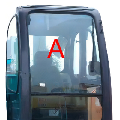 Máquina escavadora moderada Glass Front Up Position A do para-brisa KOBELCO