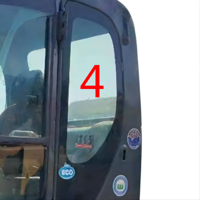 para-brisa traseiro moderado 5mm da posição NO.4 da porta esquerda da substituição da janela de vidro