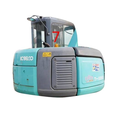 Máquina escavadora lateral direita Glass Windshield da posição No.7 KOBELCO