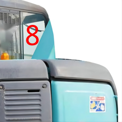 Posição lateral direita resistente NO.8 de Cab Glass KOBELCO da máquina escavadora da temperatura