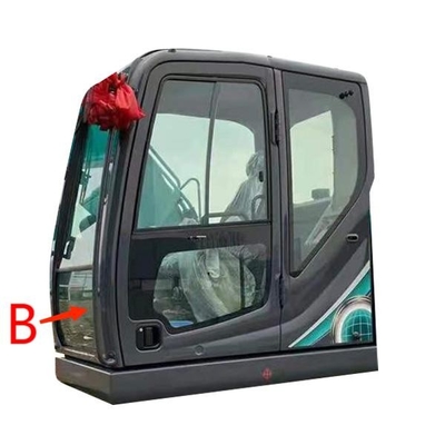 vidro de Front Glass Replacement Green Tempered da máquina escavadora de 5mm para o para-brisa
