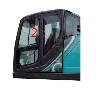 o para-brisa lateral esquerdo de 4mm moderou a máquina escavadora de vidro Cab Glass de KOBELCO