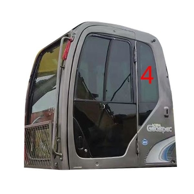para-brisa traseiro da posição NO.4 da porta de Glass Replacement Left da máquina escavadora de 600mm