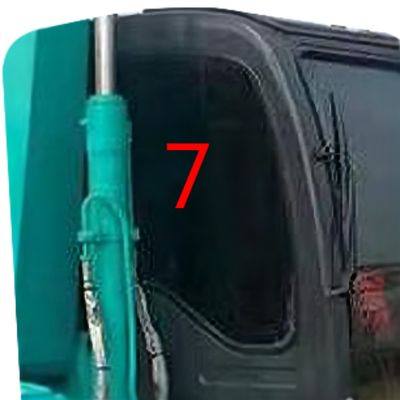 A máquina escavadora Cabin Digger Glass Replacement Windshield Big de KOBELCO moderou o vidro