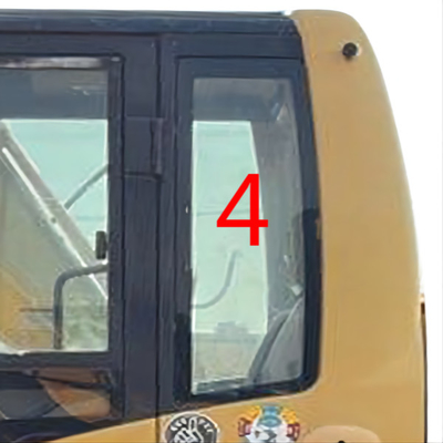 Posição traseira NO.4 da porta esquerda do para-brisa E320D CAT Excavator Window Replacement RoHS