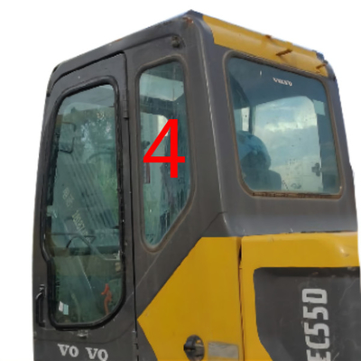 Posição traseira NO.4 da porta de esquerda do vidro de janela do para-brisa de EW55C VOLVO