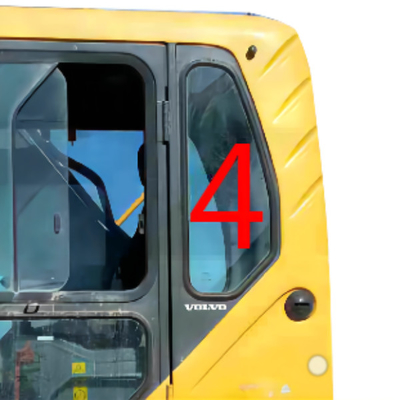 Posição No.4 do verso de EC360B VOLVO Mini Digger Glass Replacement Windshield Left