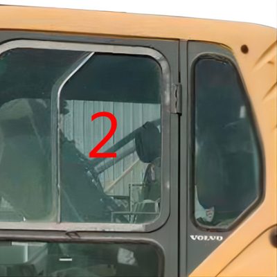 A máquina escavadora Door Window Replacement de EC210B saiu a posição No.2 da porta do vidro moderado feito sob encomenda