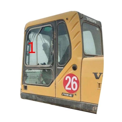 Lado de esquerda de vidro do táxi da máquina da construção do para-brisa de VOLVO da máquina escavadora de EC240B