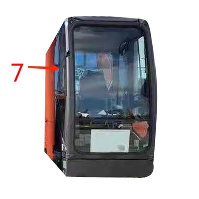 HITACHI moderou o vidro do táxi para a máquina escavadora lateral direita Glass Replacement dos escavadores