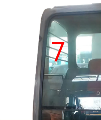 Bom lado de Cab Glass Right da máquina escavadora da estabilidade térmica vidro moderado grande