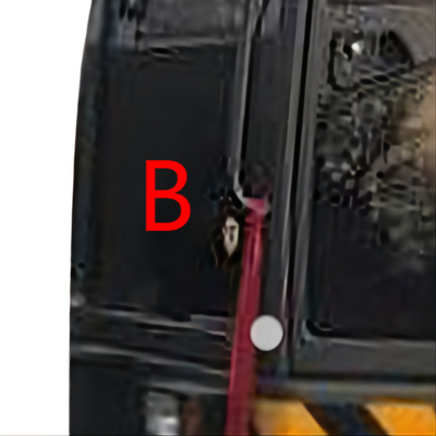 O ISO de Windscreen Replacement da máquina escavadora de VOLVO moderou a janela de vidro Front Down Position B