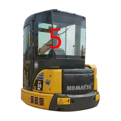 Verso NO.5 de Window Replacement RoHS da máquina escavadora do para-brisa PC55MR PC55 KOMATSU