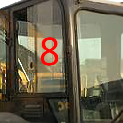 Posição lateral No.8 de Window Replacement Right da máquina escavadora de KOMATSU PC55MR do PONTO