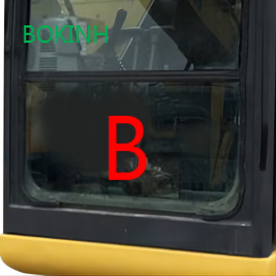 Vidro moderado substituição da posição B de PC70-8 Front Down Komatsu Excavator Glass
