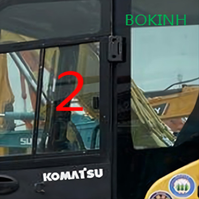 PC60-8 PC70-8 deixou a substituição moderada KOMATSU do para-brisa de Cab Glass For da máquina escavadora
