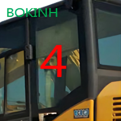 O táxi de vidro de PC60-8 PC70-8 KOMATSU para trás saiu da temperatura lateral da posição NO.4 resistente